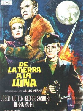 Cartel de De la Tierra a la Luna