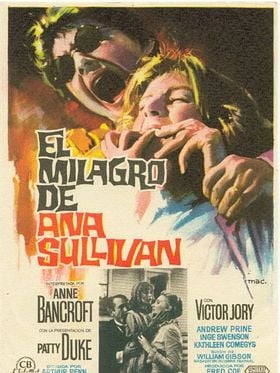 Cartel de El milagro de Ana Sullivan
