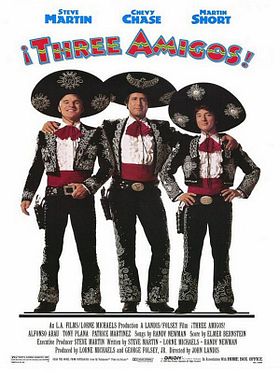 Cartel de ¡Tres amigos!