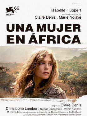 Cartel de Una mujer en África