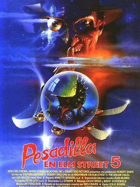Cartel de Pesadilla en Elm Street 5