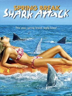 Cartel de El ataque de los tiburones