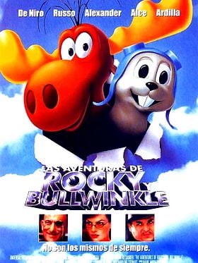 Cartel de Las aventuras de Rocky y Bullwinkle
