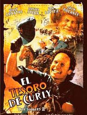 Cartel de El tesoro de Curly