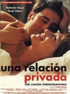 Cartel de Una relación privada