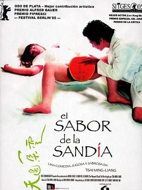 Cartel de El sabor de la sandía