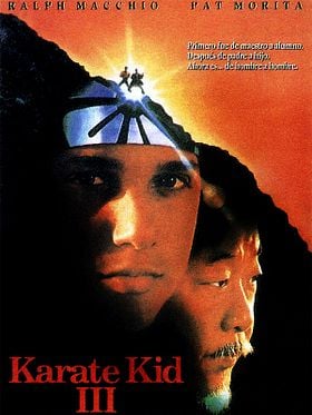 Cartel de Karate Kid III. El desafío final