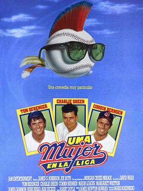 Cartel de Una mujer en la liga