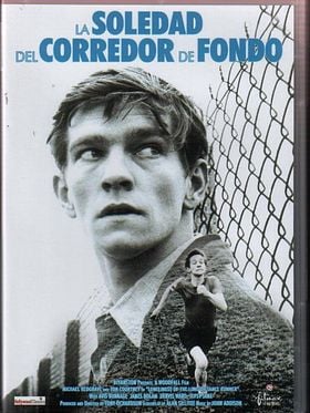 Cartel de La soledad del corredor de fondo