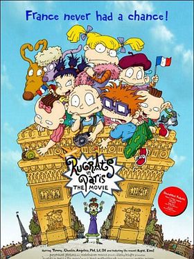 Cartel de Rugrats en París: La película