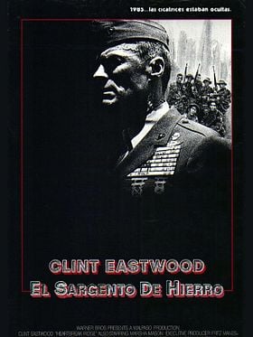 Cartel de El sargento de hierro