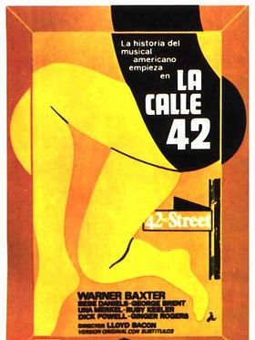 Cartel de La calle 42