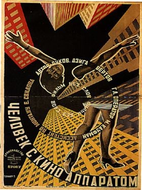 Cartel de El hombre de la cámara