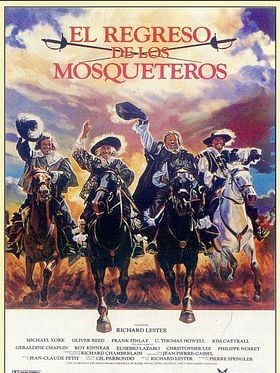 Cartel de El regreso de los mosqueteros