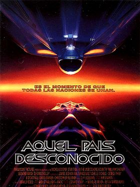 Cartel de Star Trek VI. Aquel país desconocido