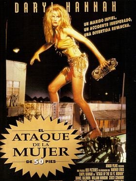 Cartel de El ataque de la mujer de 50 pies