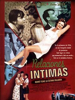 Cartel de Relaciones íntimas