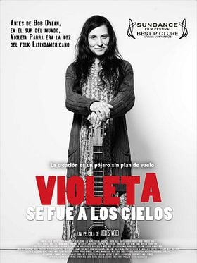Cartel de Violeta se fue a los cielos