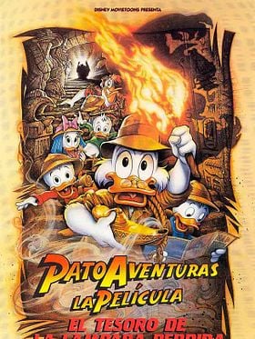 Cartel de PatoAventuras, la película: El tesoro de la lámpara perdida