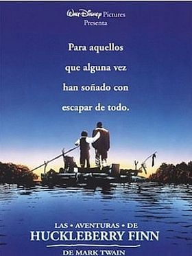 Cartel de Las aventuras de Huckleberry Finn