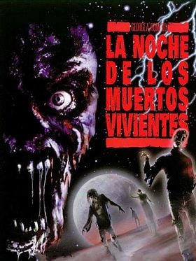 Cartel de La noche de los muertos vivientes