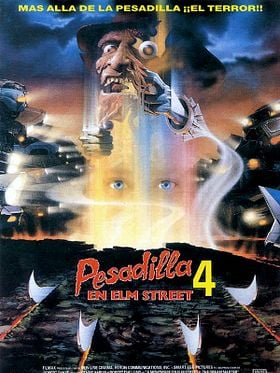 Cartel de Pesadilla en Elm Street 4