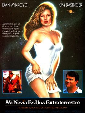 Cartel de Mi novia es una extraterrestre