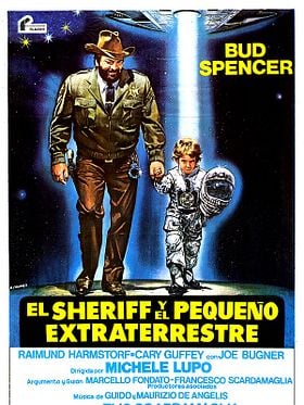 Cartel de El sheriff y el pequeño extraterrestre