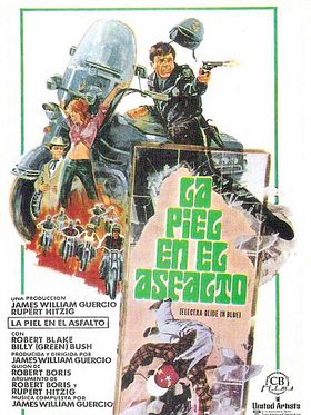 Cartel de La piel en el asfalto