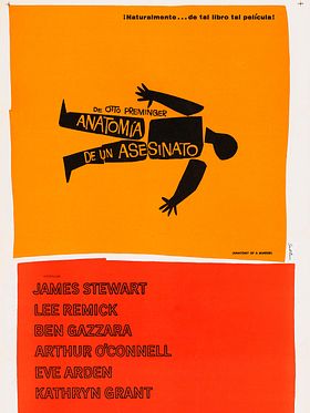 Cartel de Anatomía de un asesinato