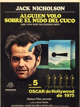 Cartel de Alguien voló sobre el nido del cuco