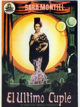 Cartel de El último cuplé