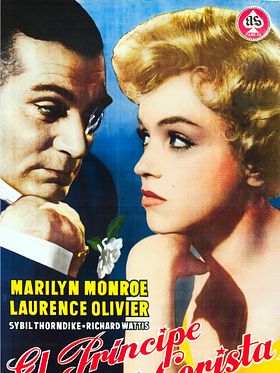 Cartel de El príncipe y la corista