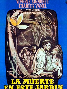 Cartel de La muerte en este jardín