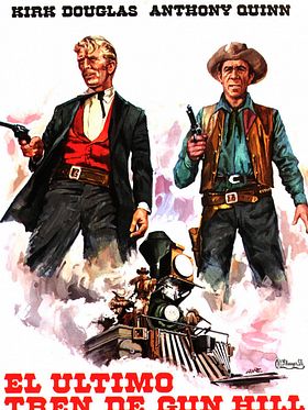 Cartel de El último tren de Gun Hill
