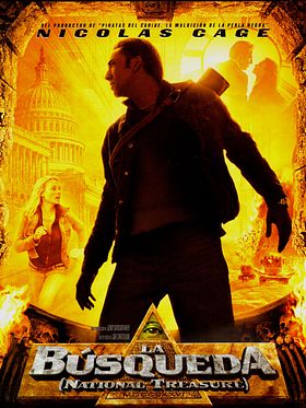 Cartel de La búsqueda (National Treasure)