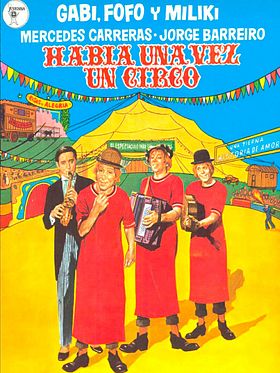 Cartel de Había una vez un circo