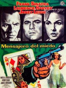 Cartel de El mensajero del miedo