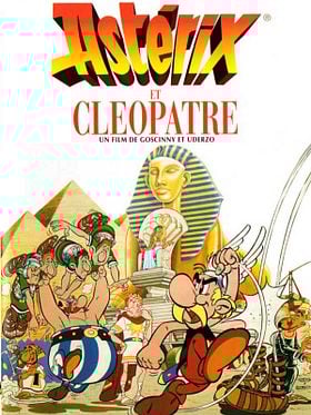 Cartel de Astérix y Cleopatra
