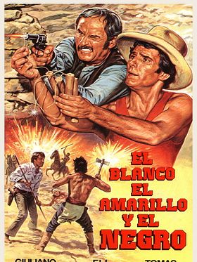 Cartel de El blanco, el amarillo y el negro