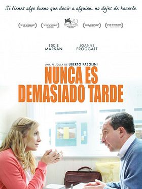 Cartel de Nunca es demasiado tarde