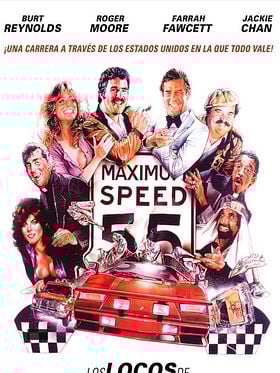 Cartel de Los locos del Cannonball