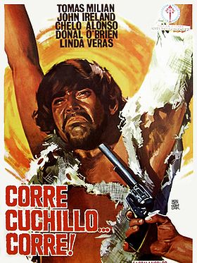 Cartel de Corre, cuchillo... corre!