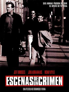 Cartel de Escenas de un crimen