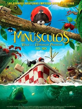 Cartel de Minúsculos: El valle de las hormigas perdidas