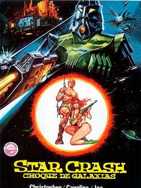 Cartel de Star Crash, choque de galaxias