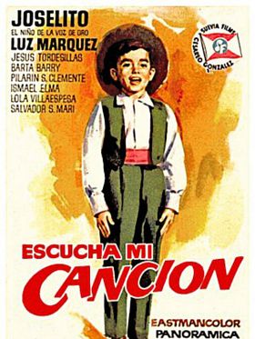 Cartel de Escucha mi canción