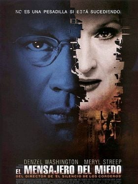 Cartel de El mensajero del miedo