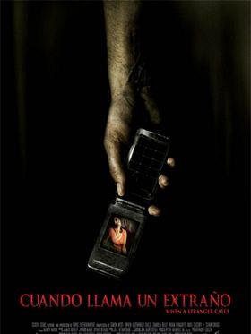 Cartel de Cuando llama un extraño