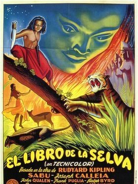 Cartel de El libro de la selva